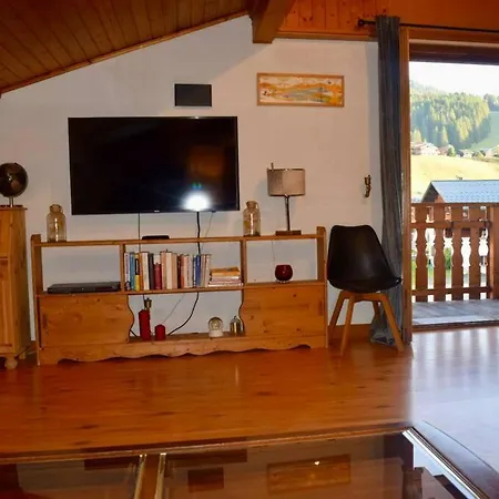 Appartement Cosy Avec Lits Faits A L'Arrivee Les Gets Buitenkant foto